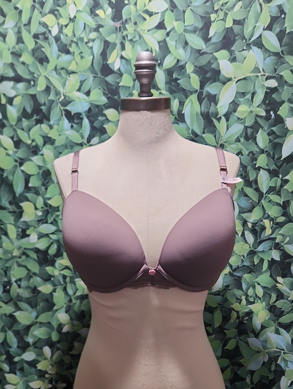 Victoria's Secret Smooth Push Up Bra — Mauve Taupe